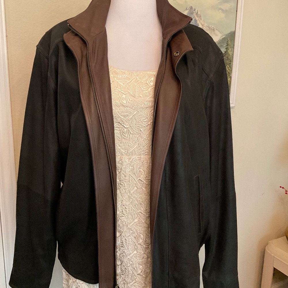 Daniel Cremieux Leather Jacket Size XL
